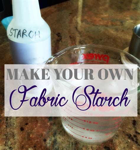 can i starch metallic fabrics|fabric starch before sewing.